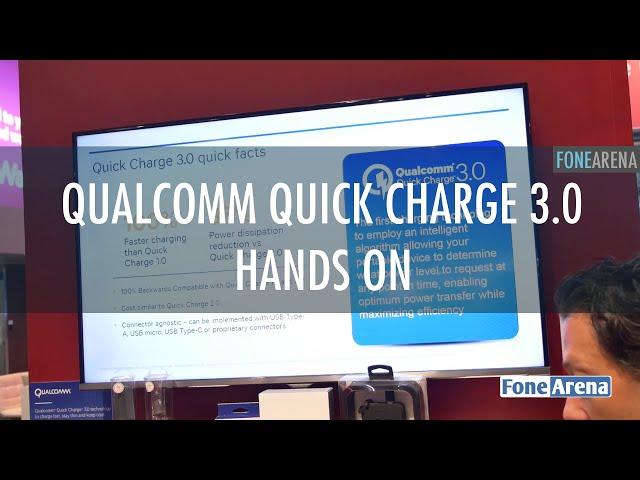 Qualcomm Quick Charge 3.0 Demo and First Look