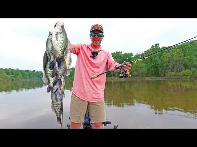 Fishing a Secluded Lake that has SLAB Crappie!