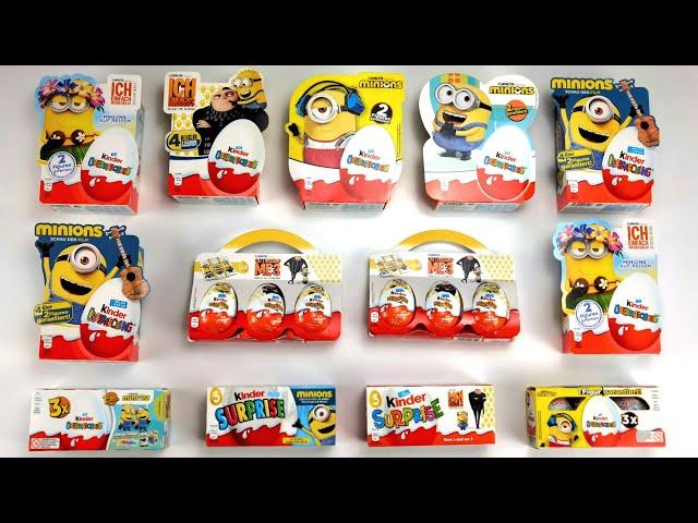 Kinder Surprise Eggs Minions "Applaydu" - All releases! 2016 - 2024