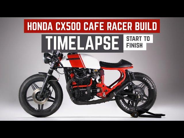 Honda CX500 Cafe Racer Build Time Lapse