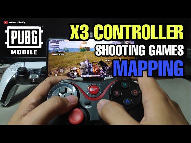 HOW TO PLAY SHOOTING GAMES/ PUBG USING X3 CONTROLLER