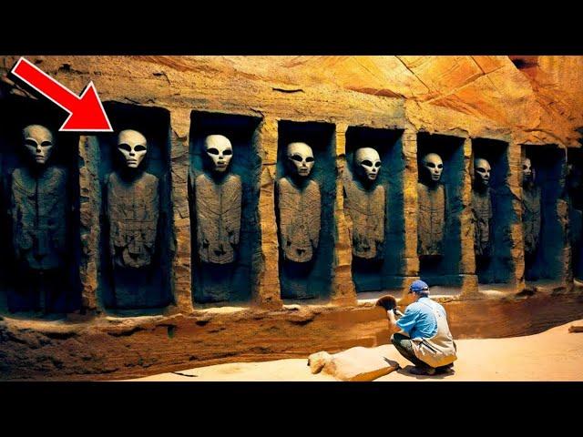 Découverte incroyable : Momies extraterrestres trouvées dans une tombe mystérieuse !