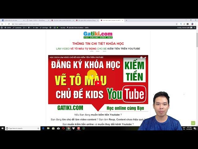 Hướng dẫn tạo landing page bán hàng với wordpress