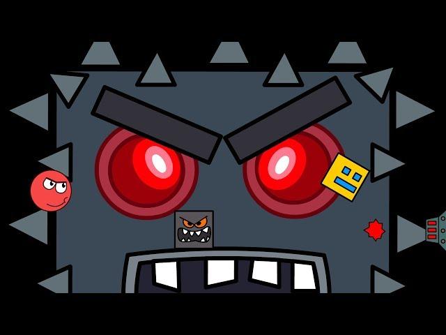 Geometry Dash vs Red Ball Animation - The End