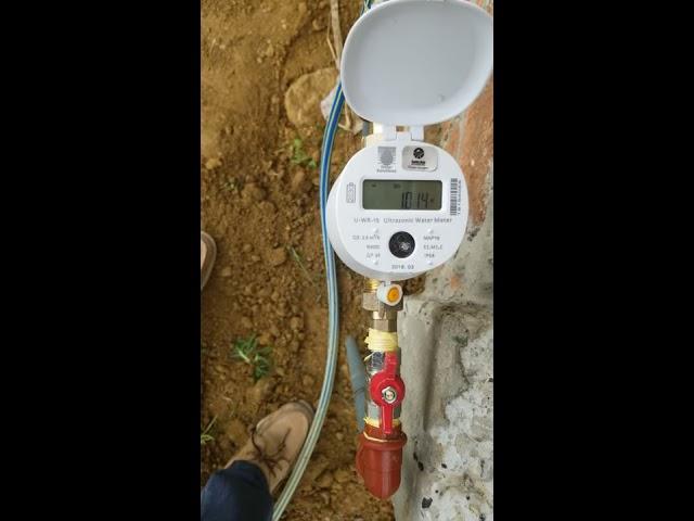 Ultrasonic flow meters - Installation Santa Ana Ecuador