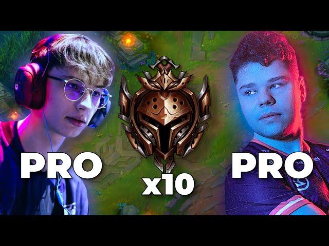 2 PRO GRACZY vs 10 AMATORÓW w LEAGUE OF LEGENDS