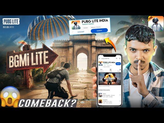 PUBG LITE's Comeback 2025!  | 0.28.0 BIGGEST Update Ever IN PUBG Mobile Lite |