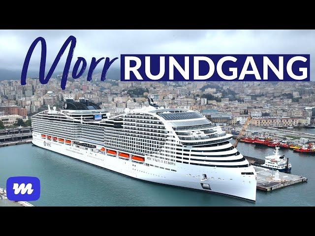 MSC World Europa: Morr-Rundgang auf der neuen Schiffsklasse von MSC Cruises