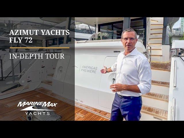 Full In-Depth Yacht Tour with Federico Ferrante | All-New Azimut Fly 72