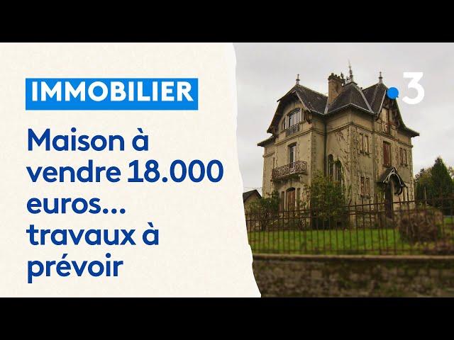 À vendre 18 000 € : manoir abandonné... travaux à prévoir