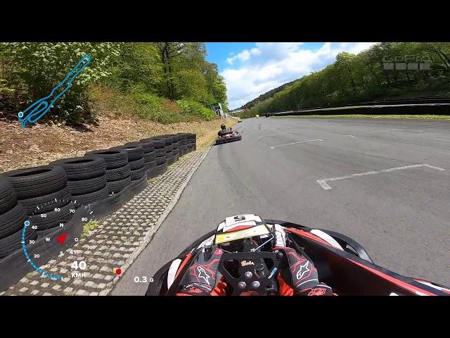 Ein paar "schnelle" Runden mit 16PS Karts  im MOTODROM HAGEN / Beule-Kart beim 4h-Rennen