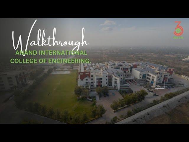 ANAND INTERNATIONAL COLLEGE OF ENGINEERING |  WALKTHROUGH VIDEO