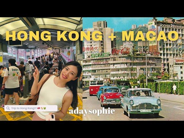  4 days in Hong Kong vlog (best food, Macau day trip)