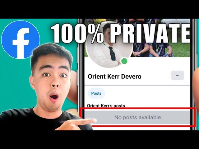 Paano Mag PRIVATE ng Facebook Account (2025 Update)