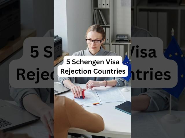 Checkout the 5 highest Europe Visa rejection countries #europe #euro2024 #visa #schengen #travel