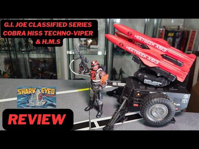 GI JOE CLASSIFIED SERIES COBRA H.I.S.S. TECHNO-VIPER & H.M.S. (HEETSEEK MISSILE SYSTEM) REVIEW