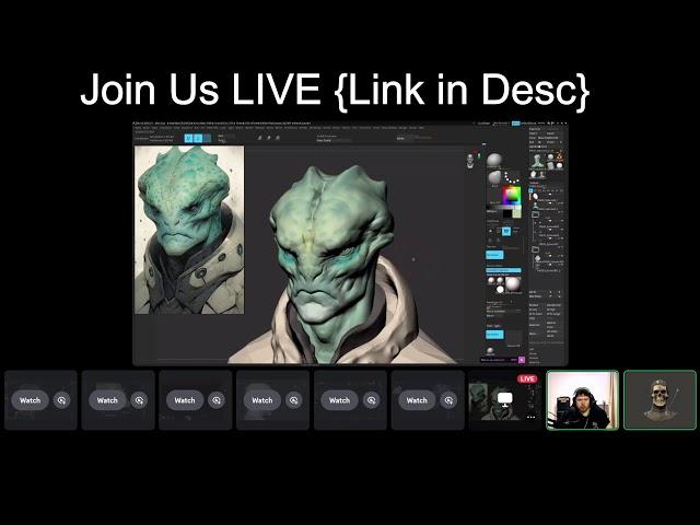 Game Art - Discord Weekly Meet Up (Join LIVE In Description)