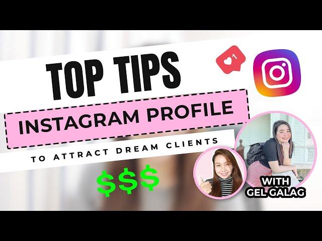 How to USE & OPTIMIZE INSTAGRAM Profile to Attract DREAM CLIENTS | Work From Home [English Subtitle]