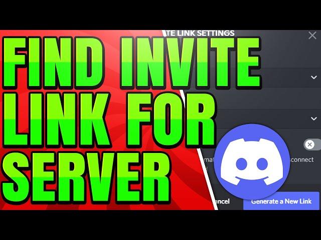 How to Find Invite Link on Discord Server