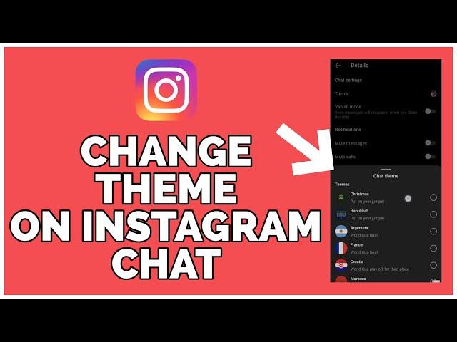 How To Change Chat Theme On Instagram (2023) | Change Background In Instagram Chat (Step By Step)