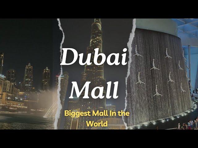 DUBAI MALL | BURJ KHALIFA | DUBAI LANDMARK |  TALLEST BUILIDING & BIGGEST MALL IN THE WORLD |