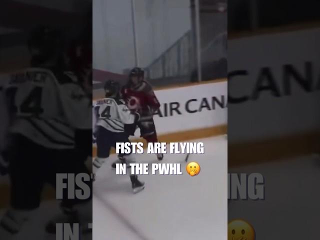 FIRST PWHL FIGHT? WHO WON?? #pwhl #hockey #BostonFleet #OttawaCharge