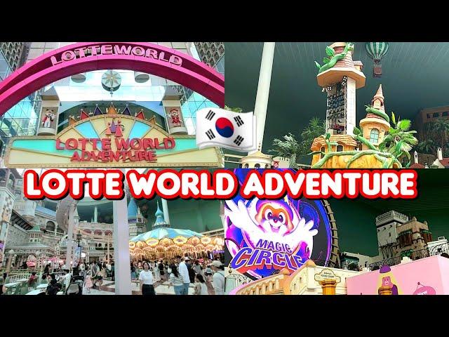 LOTTE WORLD ADVENTURE, LARGEST Indoor Theme park in Seoul  Southkorea | Korea vlog