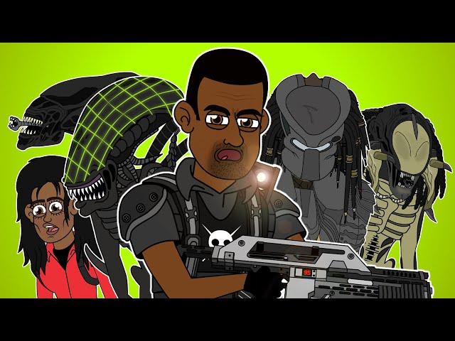  ALIEN VS PREDATOR THE MUSICAL - Animated Parody Song