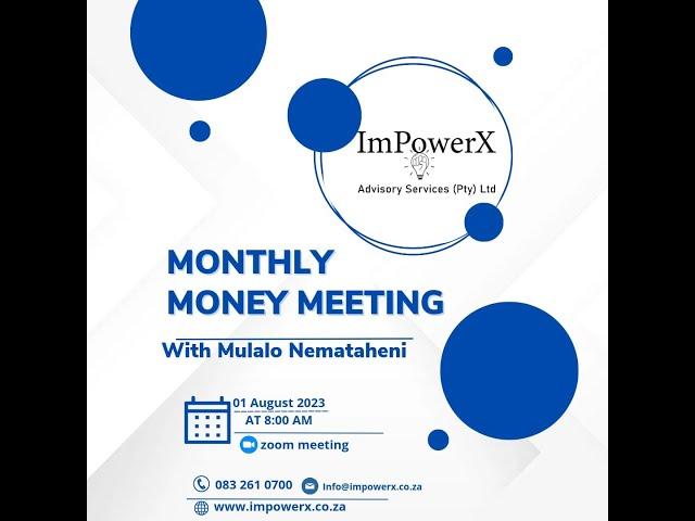 August Monthly Money Meeting: Financial Literacy for Entrepreneurs