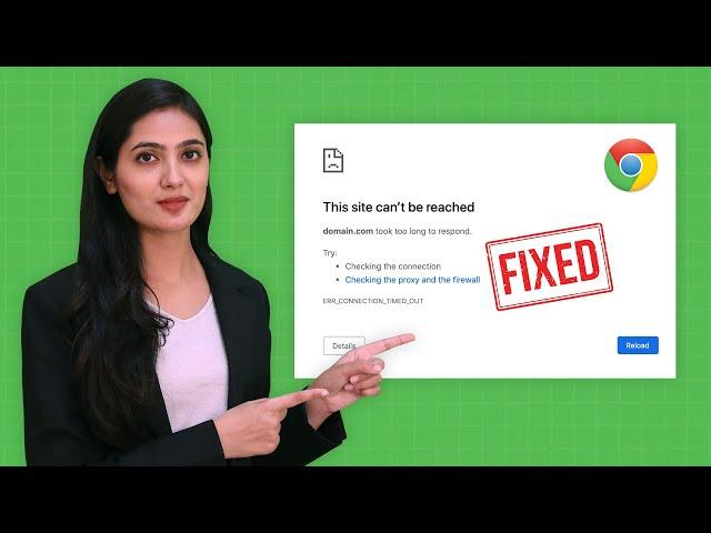 This Site Can't be Reached Problem | How to Fix This Site Can't be Reached Error in Google Chrome