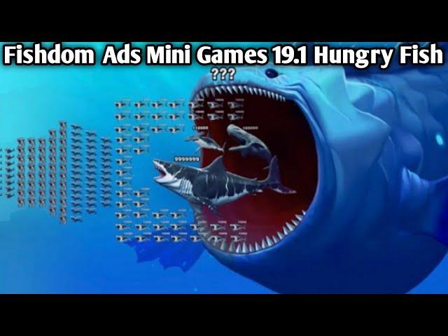 Fishdom Ads Mini Games 19.1 Hungry Fish | New update level Trailer video