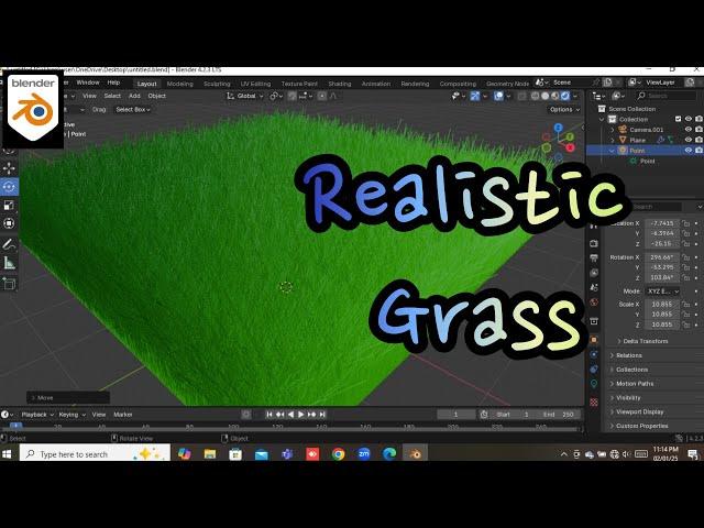 How to Create Realistic Grass in Blender 3D | Beginner to Pro Guide"