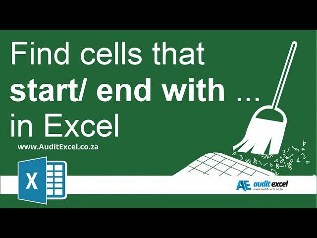 Excel Find & Replace with wildcard characters (* and ?)