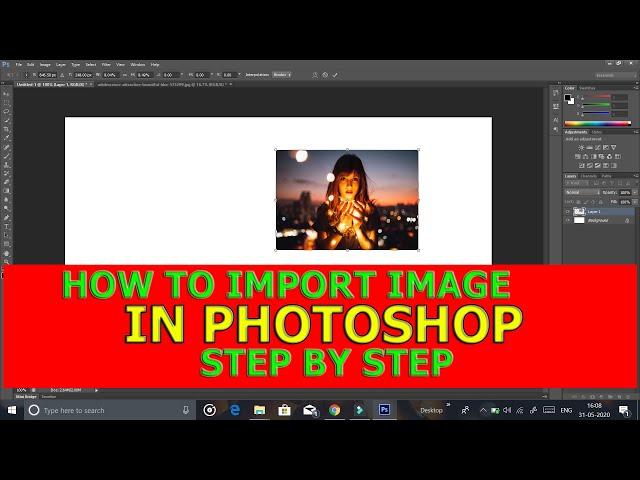 how to import images into photoshop cs6 | how to add multiple images as layers in photoshop