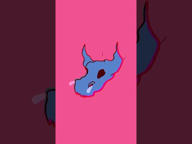 Cow skull animation loop #shorts #looom