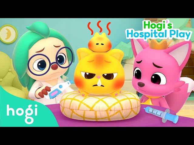 Oh, No! Ninimo Has a Cold  ️｜Hogi's Hospital Play ｜Ninimo Is Sick｜Kids Play｜Hogi Pinkfong