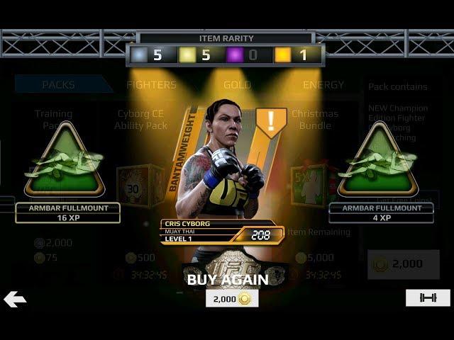 EA SPORTS UFC Mobile - PACK OPENING: Cris Cyborg NCE (New Champion Edition)