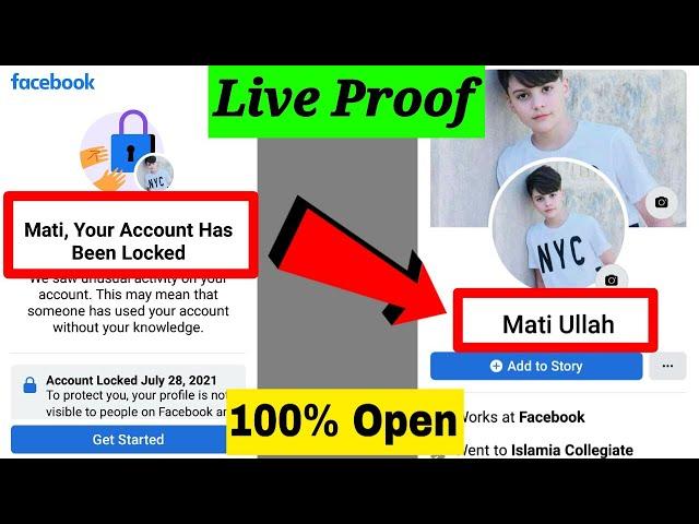 Your Account Has Been Locked || How To Unlock Facebook Account | Technical Mukhlees