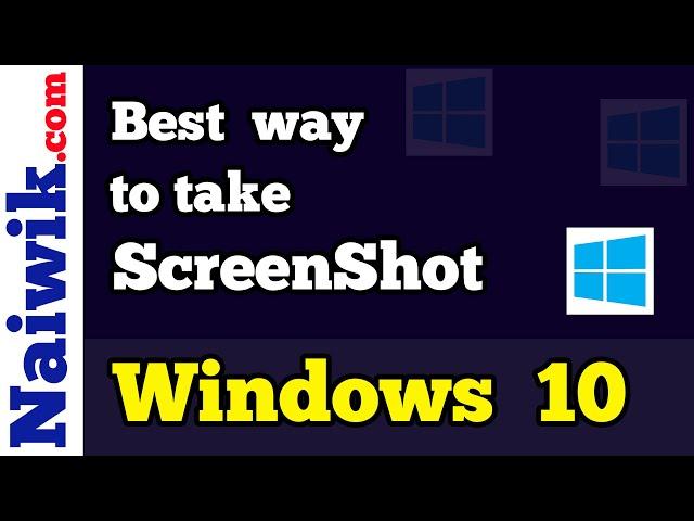 How to take Screenshot in Windows 10 || Snip & Sketch tutorial