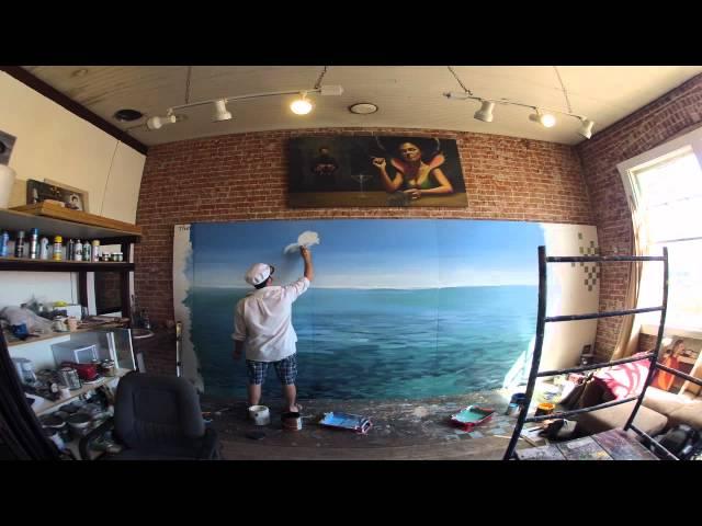 Learn to paint an OCEAN PARADISE mural with JOE PAGAC!