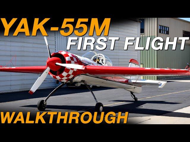 THE BEST First Flight EVER in the NEW Yakovlev Yak-55M!