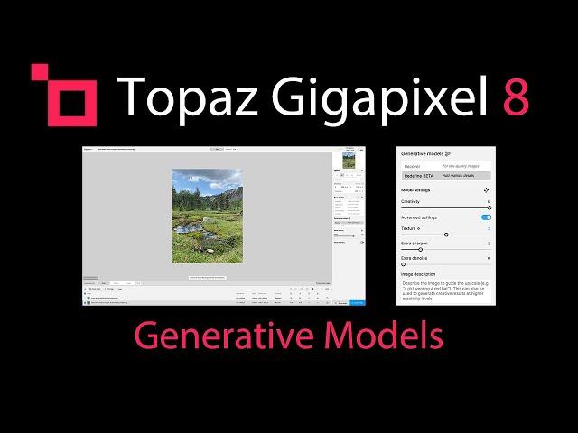 TOPAZ GIGAPIXEL 8 (Generative Models)