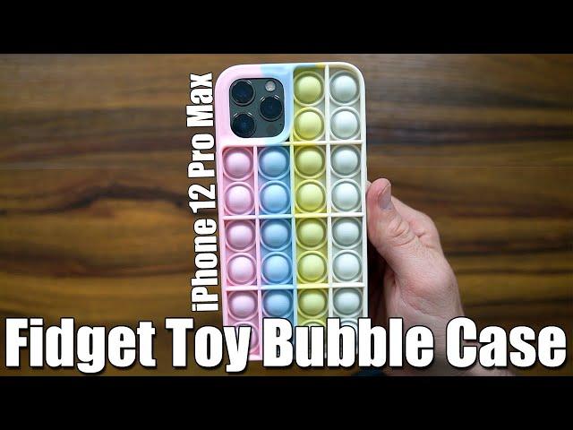 Fidget Toy Pop It Bubble Case for iPhone 12 Pro Max