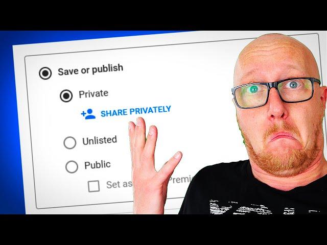 The Difference between Private, Public & Unlisted YouTube video - in 1 min