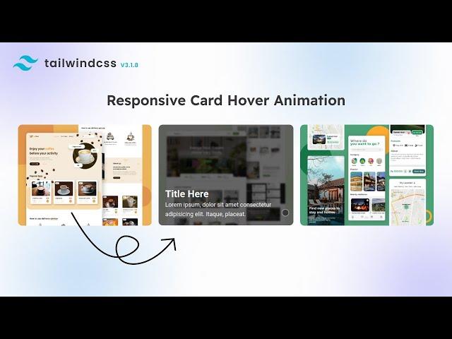 How to make Card Hover Blur Animation - Tailwind CSS