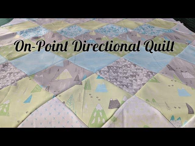 On-Point Directional Quilt