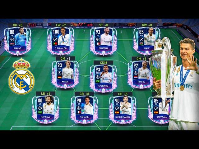 Real Madrid 3x UCL Winning Squad Builder | Real Madrid Squad - FIFA Mobile 22