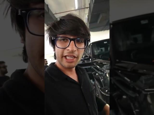 Sourav Joshi G-Wagon Car 1st G Turn️| #souravjoshivlogs