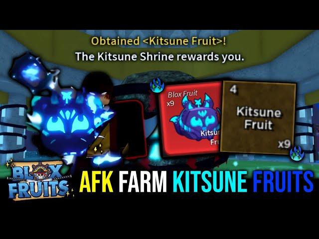 How To AFK FARM KITSUNE FRUITS! ️  | Blox Fruits