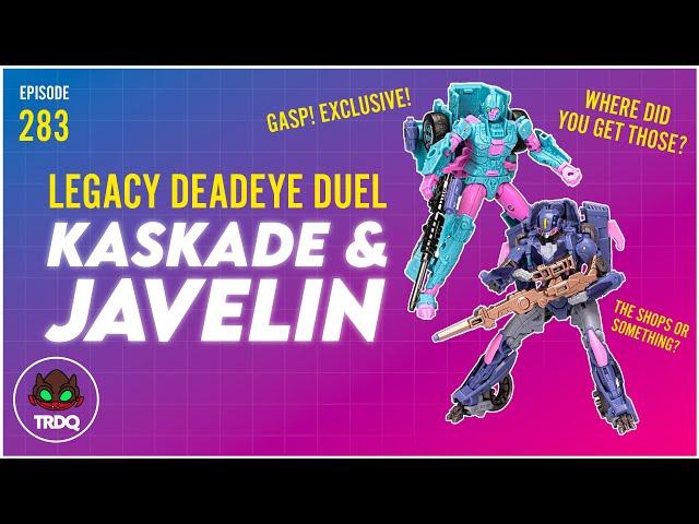 TRDQ: Transformers Legacy Deadeye Duel 2-Pack (Ascenticon Kaskade VS Senate Guard Javelin) Review